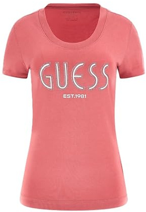 GUESS T-Shirt W5YI05J1314 Couleur A60R Revival Rose, Revival Rose, Large