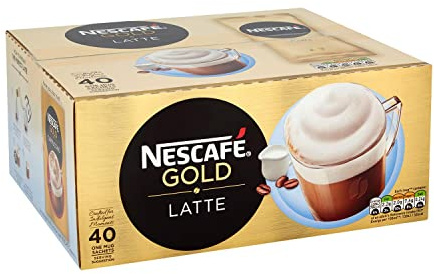 NESCAFÉ Gold Latte Instant Coffee Sachets - 40 x 15.5g