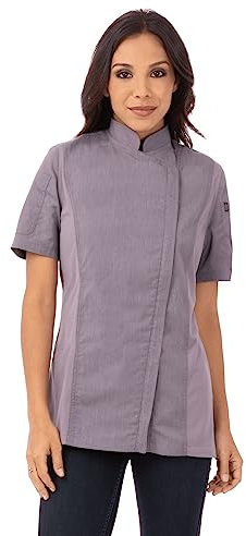 Chef Works Springfield Chef Coat Veste, Violet, S Femme