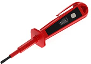 GEDORE red Tournevis détecteur de tension en plastique résistant aux chocs, Pour tension de 250 V max., Testeur de phase, R38121312