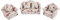 Drfeify Mini Sofa Spielzeug, Blumenmuster Mini Sofa Set Möbel von 1:12 Puppenhaus(#1)