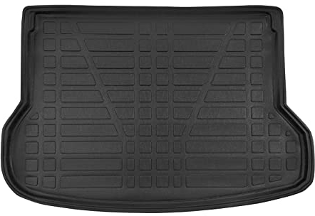 SCOUTT | Kofferraumwanne Laderaumwanne Kompatibel mit X-Trail T32 2014-2021 (Obere Boden), mit Hoher Rand, Kofferraum-Schutzmatte, Geriffelt, Aufrollbar