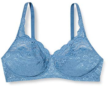 Triumph Amourette 300 N X, BH ohne Bügel Damen, Blue Snow, 75D