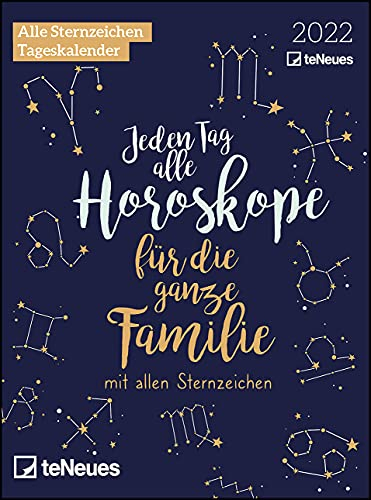 Horoskope für die ganze Familie 2022 Tagesabreißkalender - Horoskopkalender - 11,8x15,9