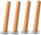 Jolan Möbelbeine Holz 10cm 15cm 20cm 30cm 40cm,Möbelfüsse, Sofabeine Schrankbeine Schräge Tischbeine,Ersatzmöbelfüße,Tischfüße Mit Schrauben,Montageplatten Und Antirutschmatten,Wooden-40cm/15.7in