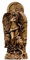 OMVOVSO Dekorative Göttinnenstatuen, Gaia/Hecate/Lilith Göttinnenskulpturen Arden Statue Engel Harz Engelsfigur Dekorative Engelsstatue,Braun