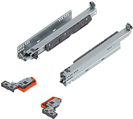 siwitec Blum MOVENTO Führungssystem mit BLUMOTION 60 kg, Soft-Close, Nennlänge 750 mm, 766H7500S