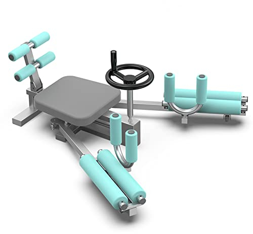 NENGGE Beinspreizer Spagattrainer Ballett Beinverlängerung Maschine, Strapazierfähig Beintrainer Leg Stretcher Equipment für Yoga Tanz MMA Heimgymnastikübung, Flexibilität Split Beinstretcher,Blau