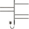 Toallero Electrico Baño, Rotación de 180° Radiador Toallero Electrico, 675x415mm, Secatoallas, Calentador de Toallas, Toallero Baño Radiador, Temperatura Ajustable, Bajo Consumo, Impermeable-Grey