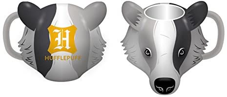 empireposter Harry Potter - Hufflepuff Dachs - 3D Mug Keramik Tasse Becher - 450 ml