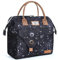 Lekesky Kühltasche Damen Lunchtasche Isolierte für Frauen Auslaufsichere Weit Geöffnete Lunchbox, 11L, Astronomie
