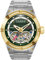 Nubeo Men's 49mm Space Galileo Green Automatic Watch with Solid Stainless Steel Bracelet NB-6070-44