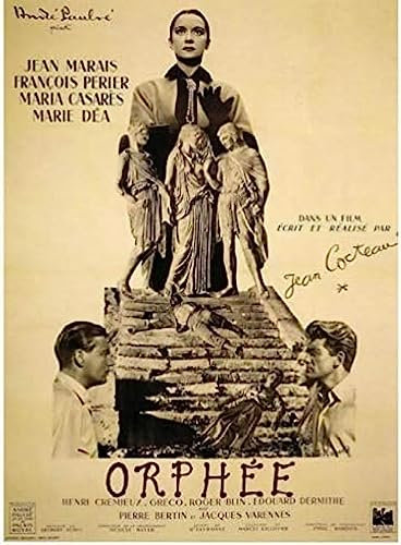 Poster Orpheus Poster Jean Cocteau Französisch Vintage Film Poster Wandkunst Bilder Leinwand Malerei Home Decor 50X70Cm Kein Rahmen