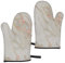 Marble Rose Gold Marble Metallic Blush Pink Oven Gloves,Heat Resistant Baking Mitts Non-Slip Kitchen Oven Mitts 1 Pair