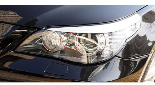 UPIKIT kompatibel mit Auto Scheinwerfer Streuscheiben Frontscheinwerfer Streuscheibe für BMW 5 Series E60 E61 523Li 525Li 530Li 2008-2010,Left