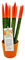 Sansevieria Cylindrica punte di velluto in vaso di ceramica colorato diametro 12 cm. altezza 35 cm, pianta vera (Arancio)