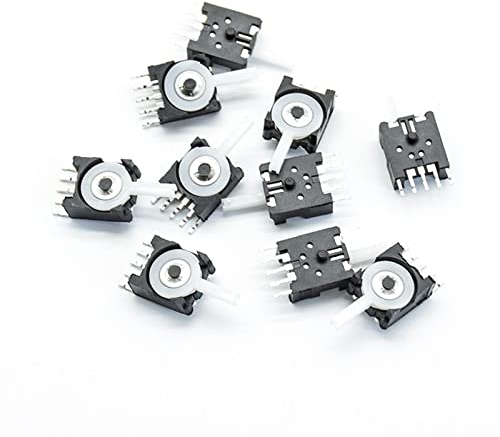 ITCLEYMDZV 10 Stück Schwarz Erkennung Rocker Limit Swing Bewegung Rocker Schalter 5 Fuß Zurücksetzen Links und Rechts Mini-Mikroschalter Kippschalter