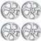 4x AUTEC Felgen Alufelgen XENOS 6.5x16 ET47 5x118 Brillantsilber kompatibel mit Opel Vivaro