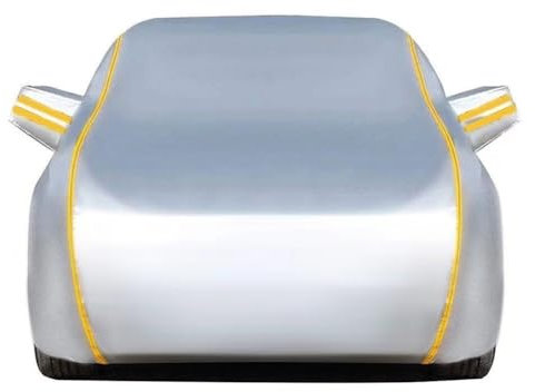 ZASMFICOD wasserdichte Autoabdeckung Für Citroen C4 Hatchback | Outdoor UV-Schutz Antifouling Kratzfest Mit Reflektorstreifen Autoplane
