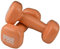 Hansson Sports® Vinyl Hantel 2er Set 0.5-5.0Kg Verschiedene Gewichte und Farbe zur Auswahl (2 * 1.5kg Apriko)