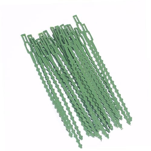 MOLUCKFU 30stücke Selbstverriegelnde Kabelbinder Aus Nylon Lange Grüne Drahtbinder Für Garten Hobby Und Mehr Uv-beständig Wiederverwendbar Zum Sichern Von Kabeln Und Pflanzen