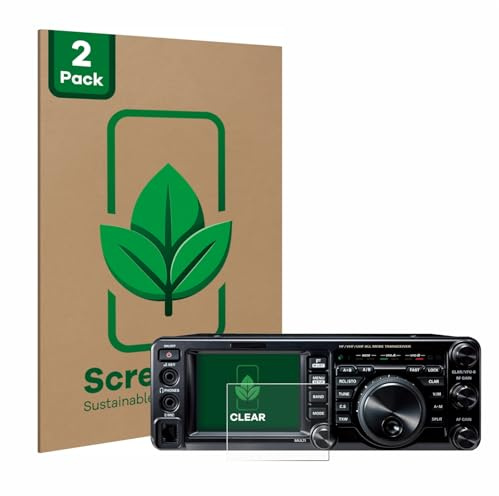 ScreenLeaf Schutzfolie für Yaesu FT-991A | 2 Stück Transparenter Displayschutz Made in Germany Klare Displayschutz-Folie Kratzfest
