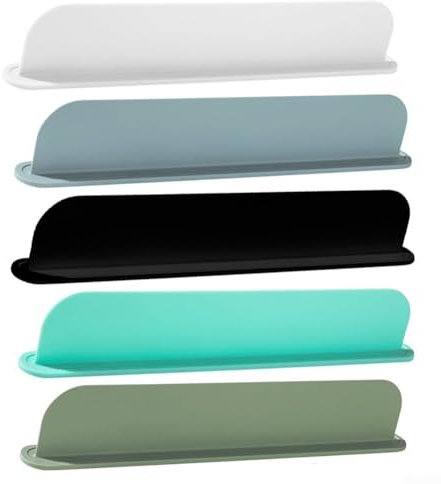 Tapón de silicona reutilizable para fregadero, tapón para lavaplatos, protector de encimera (blanco)