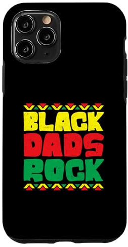 Hülle für iPhone 11 Pro Black Dads Rock Kente Pride Afroamerikanischer Vater Vater Herren