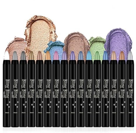 Guyode 7 Pièces Crayon Fard a Paupiere Imperméable et Durable Bâton D'ombre à Paupières Avec Flash Crayon Yeux Plusieurs Couleurs S'applique à Outils de Maquillage pour et Femmes Cadeaux Vacances