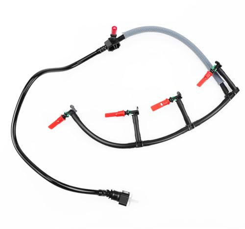 KAOLALI Injector Fuel Return Leak Off Pipe for Ford Transit Mk7 Mk8, 1761934 for Ford Transit Custom 2.2, BK2Q9K022AF for Peugeot Boxer, 9801197080 for Citroen Relay