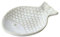 Portland Living Fish Serving Dish 12cm – Coastal Ceramic Serving Plate – Nautical-Themed for Snacks, Appetizers, or Decorative Displays