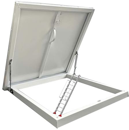 Dachausstiegsluke Mit Riegelschloss, Ausstiegsfenster Dachluke, Ausstieg Dachluke, für Nicht Beheizte Räume Dachluke, Notausstiegsfenster(50cm/19.7in)