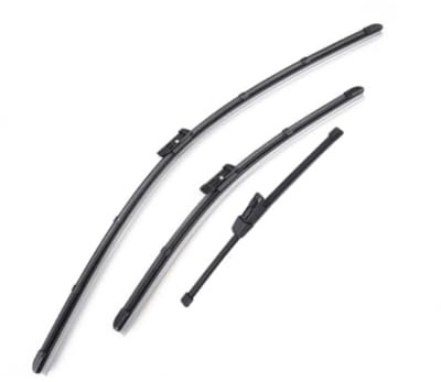 LJWAN Scheibenwischer Vrne und Hinten für Volkswagen Polo 6R Hatchback 2009-2017, Windschutzscheibe Fensterbürsten Scheibenwischer vorne und hinten Heckscheibe
