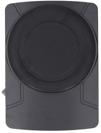 Luocute 8 Zoll 800 W Slim Untersitzwagen -Subwoofer mit Verstärker Fernbedienung Hervorragender Wärmeabteilung Leistungsstarker Bass für Leidenschaft für 12 -V -Fahrzeuge