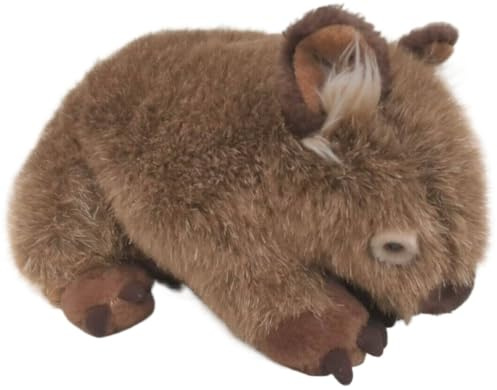 HCGX Realistisches Wombat Plüschtier, Australisches Tier Kuscheltier(35CM)
