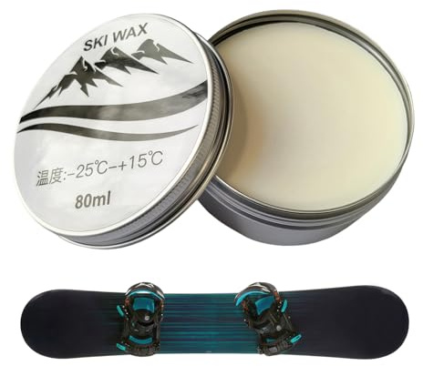 Cera para monopatín, 80 ml, pasta de deslizamiento sólido, cera de deslizamiento para un rendimiento óptimo, patinaje, deportes de invierno