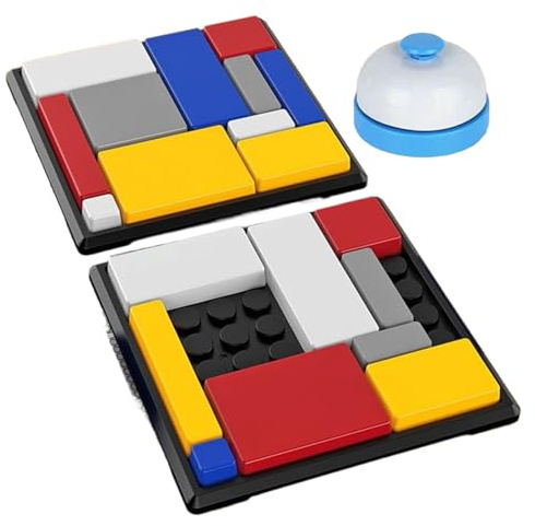 Logic Puzzle Spiel für Kinder Erwachsene - Gehirntrainer 88 Herausforderungen 4 Schwierigkeitsstufen | Lernspiel STEM Brettspiel Reise Schule, Kritisches Denken I.Q Training Geschenk Boys Mädchen