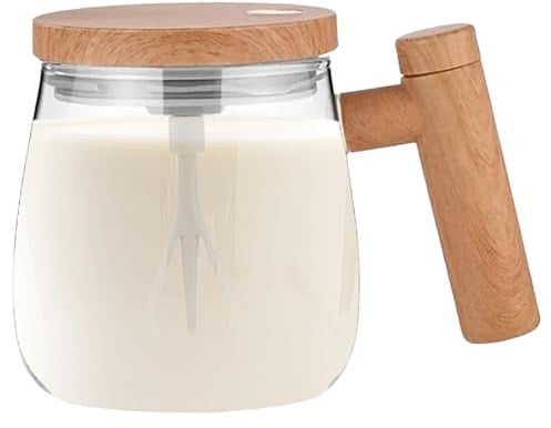 Taza agitadora automática, Taza agitadora eléctrica,Agitador de leche de 400 ml Vaso batidor de alta velocidad de 400 ml | mezcladora de viaje, licuadora automática de bebidas para té, café, choc