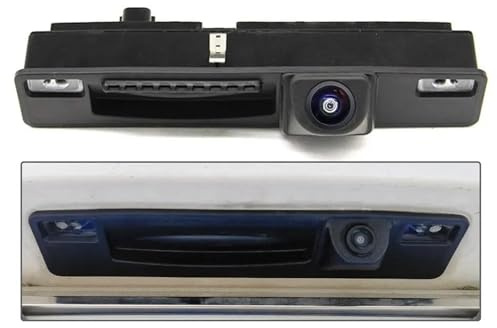 ASDDLLNN Cámara Trasera Marcha atrás para Ford para Fiesta MK8 HB para Focus Mk4 2015~2022 Android DVD 170 ° AHD 1080P Trayectoria Vista Trasera De Coche Cámara para Asa Maletero(AHD720P-CVBS720P)