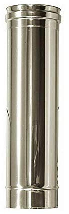 Conduit de fumée DN 150 1 mt L 1000mm Tuyau en acier inoxydable 316.