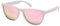Ciffre El-sun protect Sonnenbrille Polarisierte Linsen Retro Vintage Style Nerd Look Stil Unisex Brille - Weiß Rosa Pink Verspiegelt