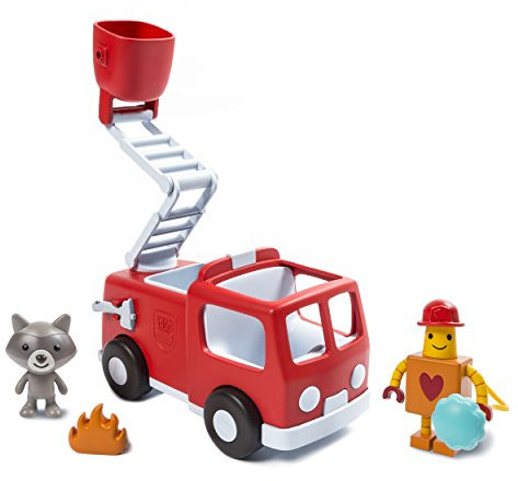 SAGO mini 6046988 Hugbot & Kiki's Firetruck Fire Truck, Multicoloured