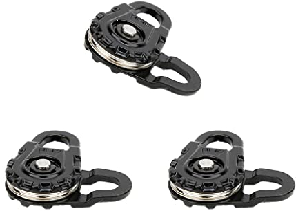 Baoblaze 3er Set Seilrolle Umlenkrolle Blockseilrolle Seilwinde Rolle für 1:10 RC Crawler