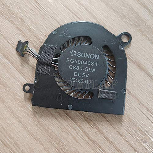 DBTLAP Laptop CPU Ventilateur Compatible pour SUNON EG50040S1-C880-S9A DC5V Notebook 4 Fils Ventilateur