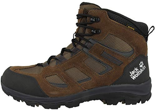 Jack Wolfskin Herren Vojo 3 Texapore Mid M, Brown Phantom, 42 EU