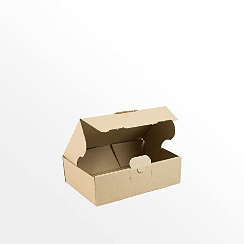 MB1-160 x 110 x 50 mm 100 Stück Braun - Briefkarton für Maxibriefkartons - Versandkartons & Warensendung Karton - Maxibrief Karton Versand - Kartons zum Verschicken - Büwa Verpackung