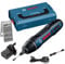 Bosch GO 3.6V Professional Screwdriver + 25 Piece Accessory Kit + Lboxx Case