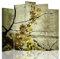 Legendarte - Paravant, Raumteiler Spring Blossom - Dekorativer Raumtrenner