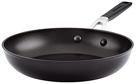 KitchenAid Poêle à frire anti-adhésive anodisée dure 25,4 cm Noir onyx