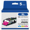Denvoer LC3219XL LC3217XL Tintenpatronen, kompatibel mit Brother LC3219 XL LC3217 XL für MFC-J5330dw MFC-J5335dw MFC-J5730dw MFC-J5930dw MFC-J6530dw (Schwarz, Cyan, Magenta, Gelb, 5er-Pack)